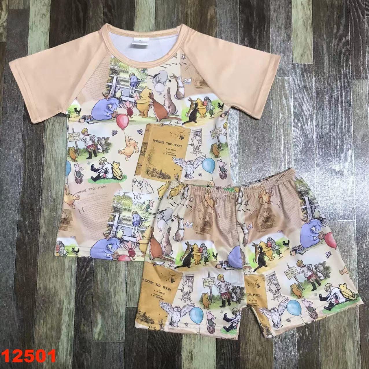 Pooh set Milk Silk