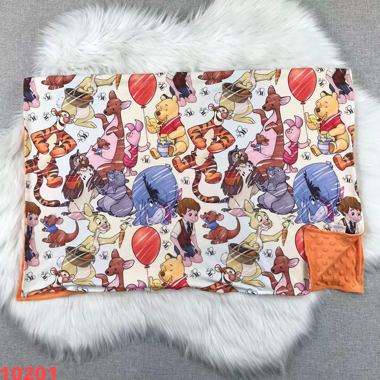 Pooh baby blanket