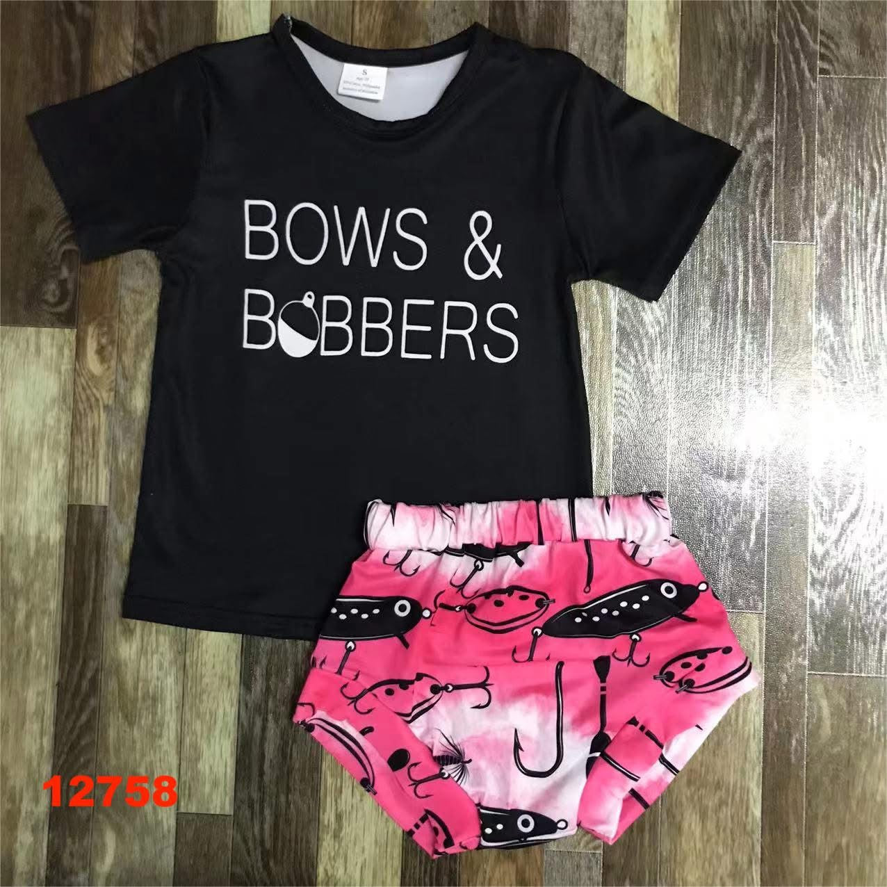 Fish bummie set milk silk