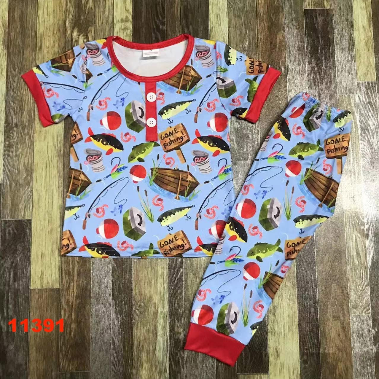 Fish PJS MILK SILK